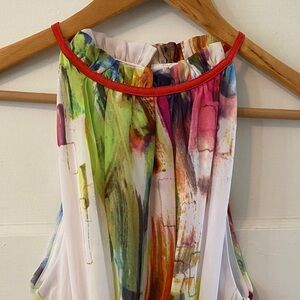 Multicolor Abstract Women's Maxi